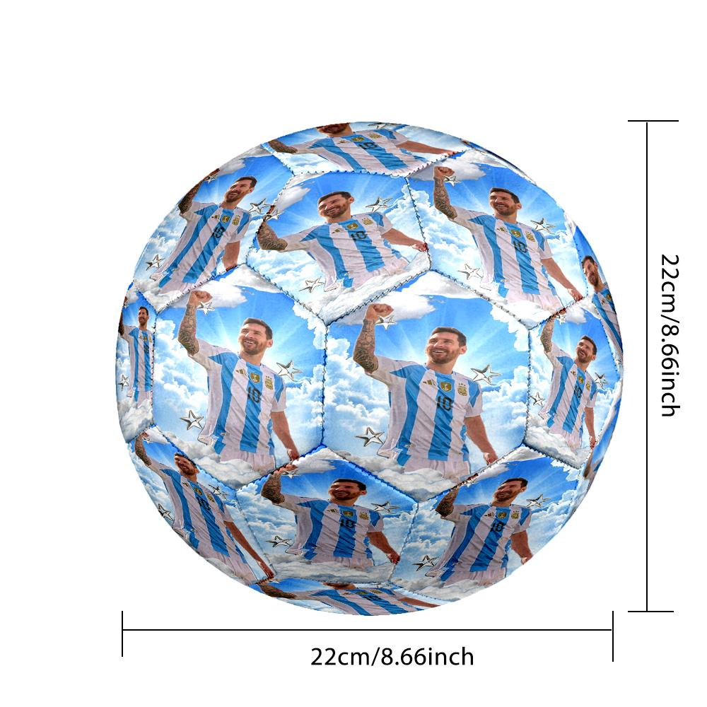 1pc Soccer Kick Soccer Ball Size 5, Machine-stitched, Suitable for Practice Matches/tournament Training for Sports, Lightweight and Durable. C7019