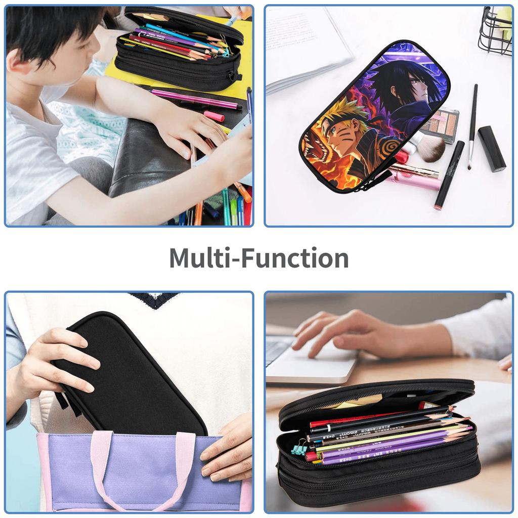 Custom Naruto anime comic Large Capacity Bags for Child Handheld Study Bag for Boys Gilrs Kids