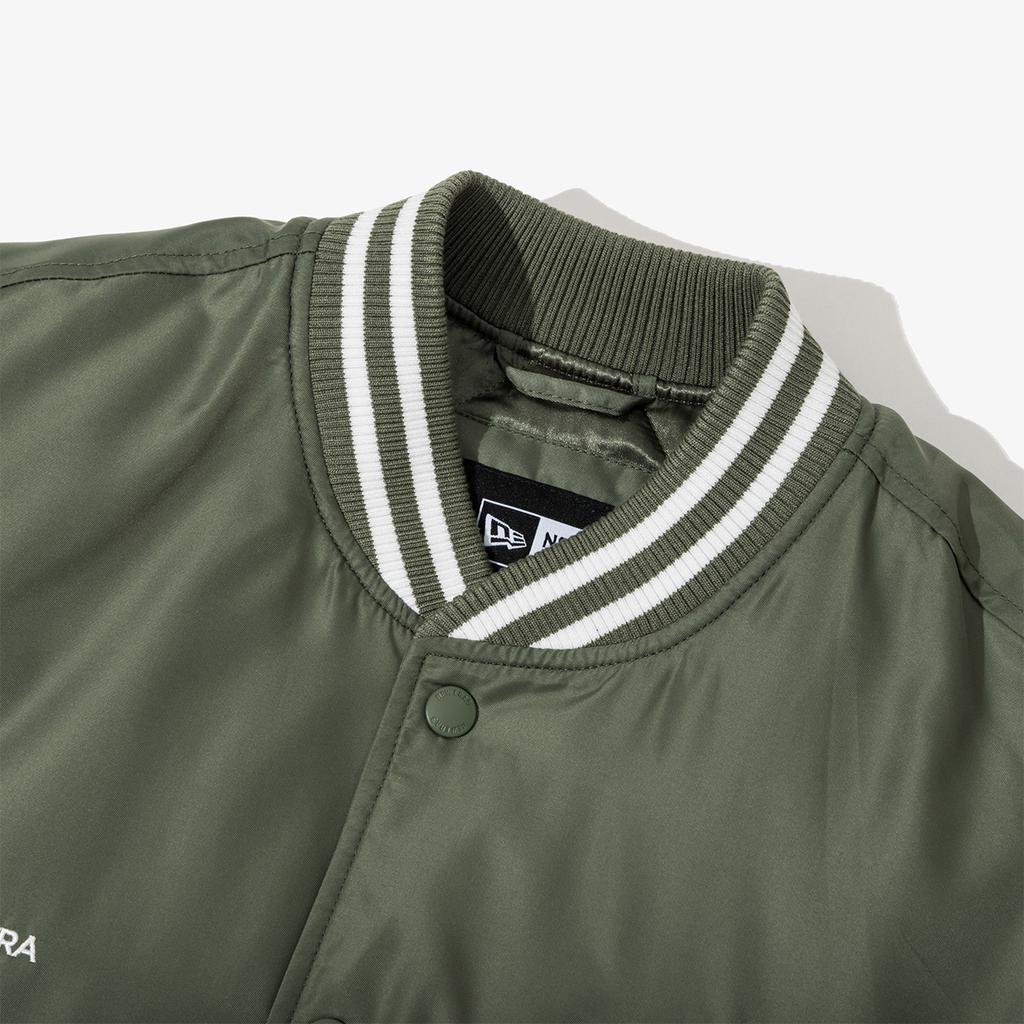 New Era FW25 MLB Nylon Stadium Jacket Series New York Yankees Loose Short Arched Home Letter Single-Breasted Casual Simple Long Sleeve Jacket 14742036
