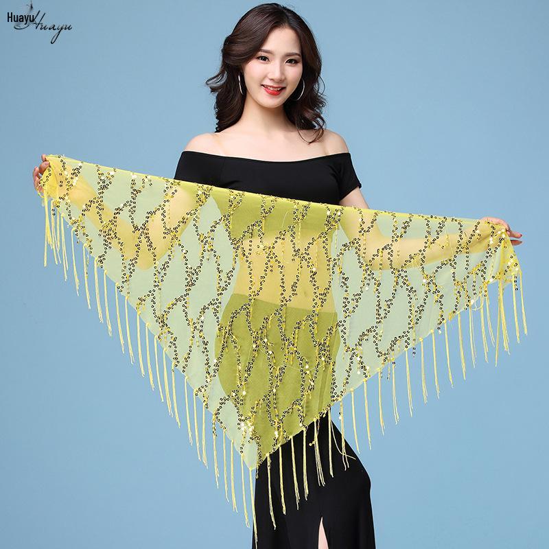 Belly Dance Sequin Tassel Waist & Hip Scarf Costume Belt