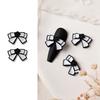 10Pcs Nail Bowknot Decors Anti-drop Non-Fading Art Camellia DIY French Style