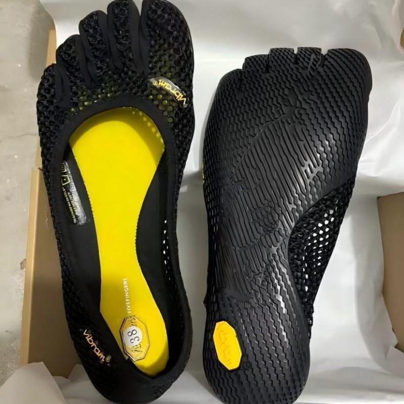 Barfuß Style 5-Zehen Fitnessschuhe Damen Herren Indoor Outdoor Yoga Pilates Training Leicht Atmungsaktiv Gummisohle