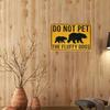 Metal Sign Vintage Bear Forest Wall Art Decor Camping Bar Man Cave