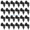 Y5GD Nylon Window Screen Retainers & Metal Screws Weatherproof Screen Clip Fasteners  Set Of 24 For Frame Stabilization