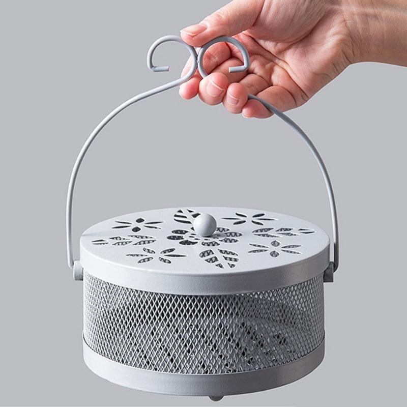 Hangings Mozzie Spirals Holder Mozzie Coiled Box with Handle and Lid For Travel