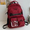 Schoolbag for Children Elementary School Students  Girls Junior High School Students  Large Capacity Color Blocking Backpacks  Backpacks