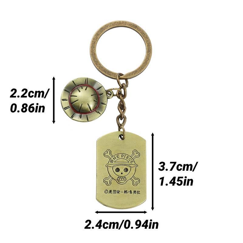 Japanese Anime One Piece Pirate King Gol D. Roger Pendant Necklace Cartoon Style