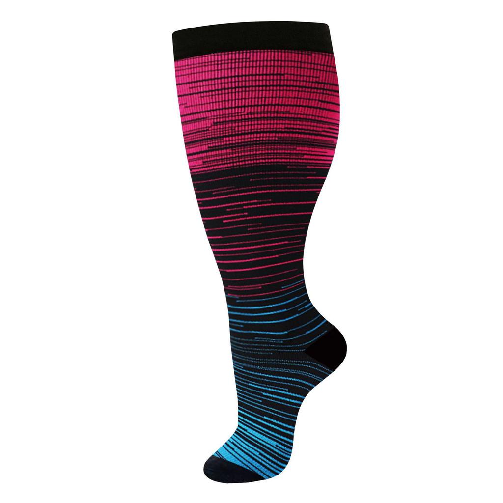 Plus Size Odor-Resistant Sports Compression Socks for Men
