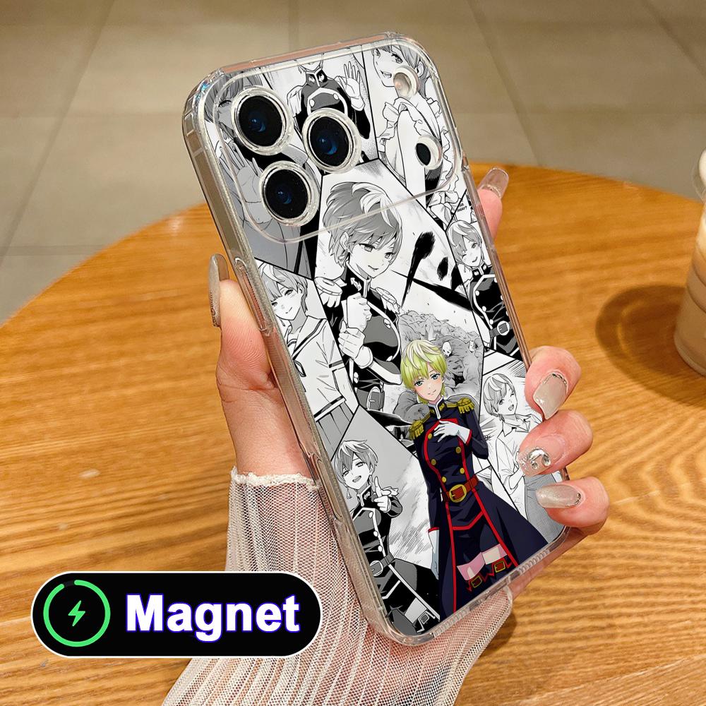 Mato seihei no slave Tenka Izumo Clear Magsafe Mobile Phone Case for iPhone 17 16 15 14 13 12 11 Air Pro Max Plus Mini Colorful