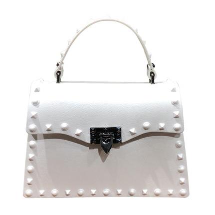 

Designer Women Small PVC Handbags Shoulder Bags Fashion Ladies Travel Crossbody Bags for Women Casual Female Rivet Messenger Bag small 20X7X14CM