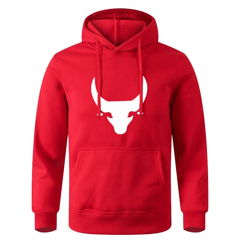 Men's Multi - Color Fashionable Printed Pocket Casual Sports Fitness Sweatshirt Hoodie Pullover