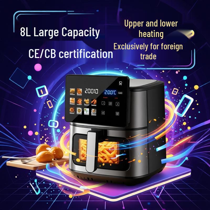 2026 Multi-Functional Large Capacity Air Fryer Oven with Visible Window