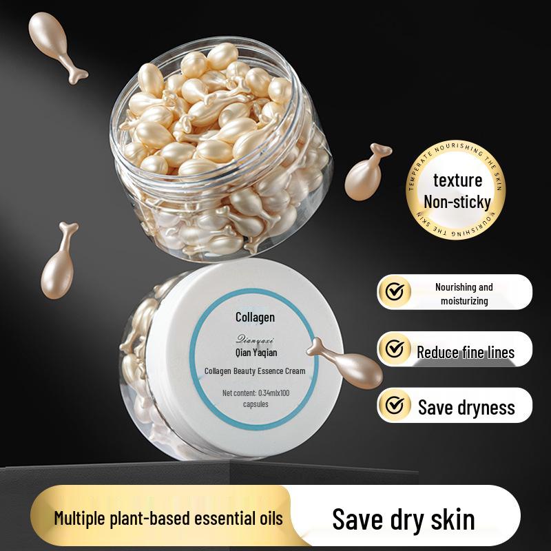 Qianyaqian Collagen Beauty Cream: Hydrating, Moisturizing, and Skin Brightening Essence