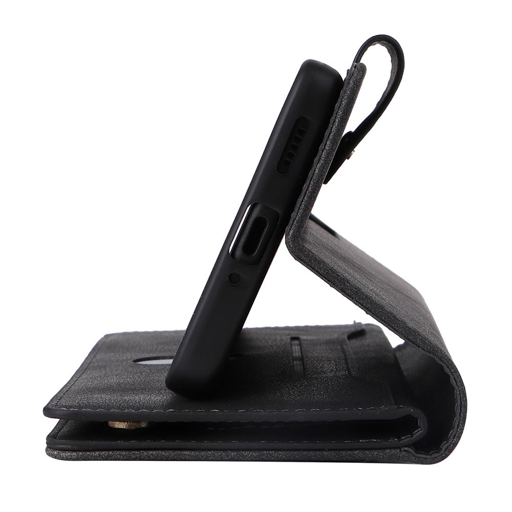 For Xiaomi Redmi Note 13 Pro 5G/Poco X6 5G Zipper Case PU Leather Stand Flip Phone Cover