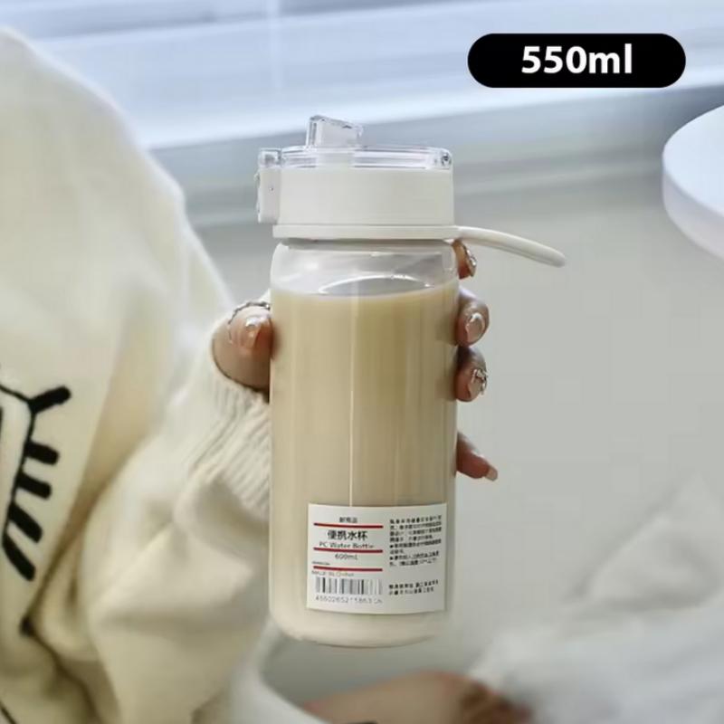 Prenosná Priehľadná Kawaii Fľaša na Vodu Športový Pohár na Vodu Plastový Praktický Pohár Vonkajšie Cestovanie Kancelária Základná Fľaša na Vodu ]Pohár