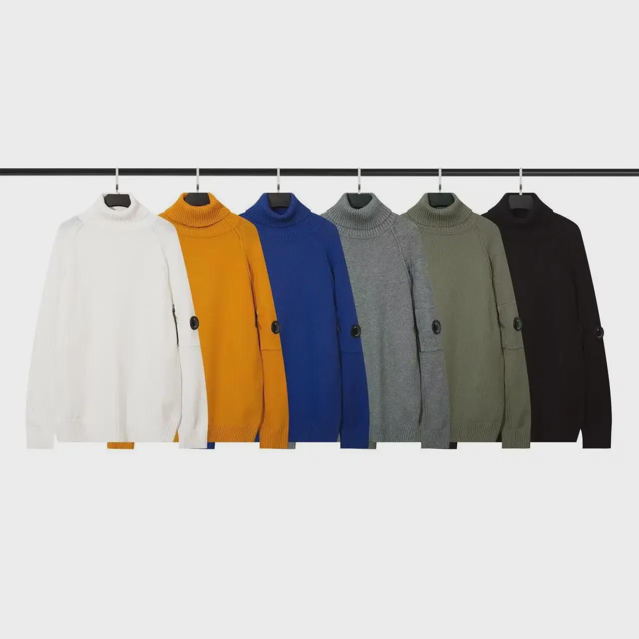 

«Cross-Border CP Company Осень/Зима Парный шерстяной трикотажный свитер с высоким воротником» Large