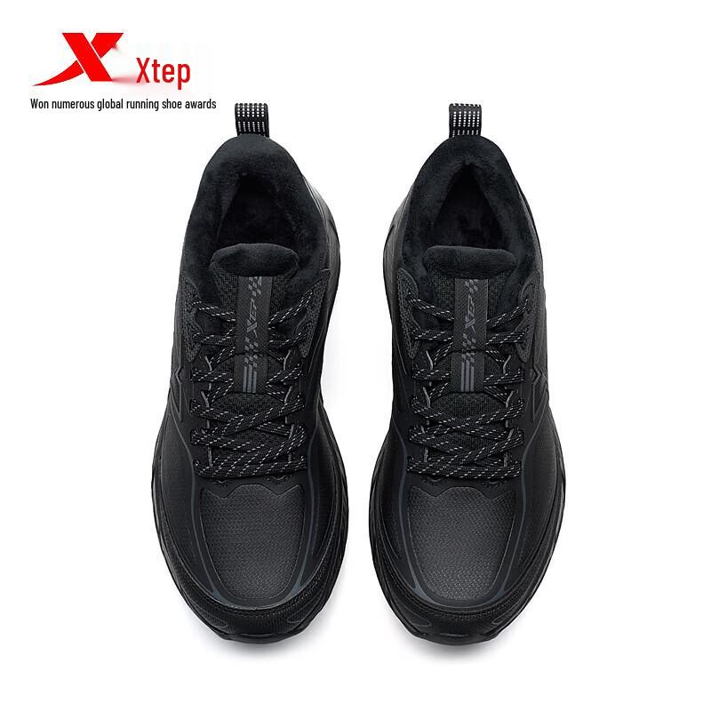 XTEP Men's Fleece Lined Warm Rebound Running Shoes