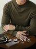 CamatKilly • Men's Soft Knitwear: Luxurious, Thick, Anti-Pilling, High-Elastic Base Layer for Autumn and Winter.