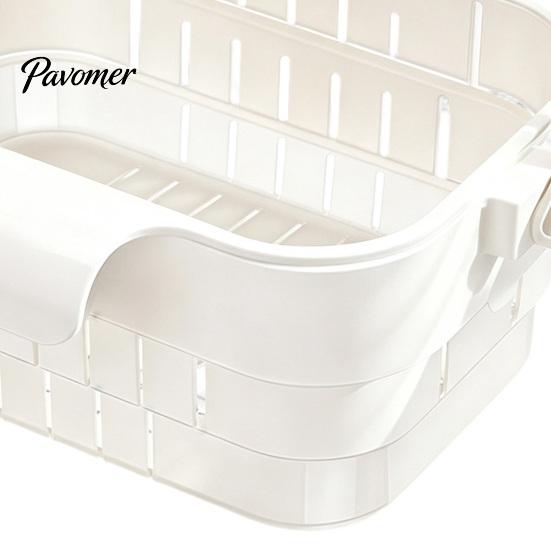 Over Sink Strainer Basket Kitchen Hanging Drain Basket, with Quick Drying Holes, Foldable Vegetable Washing Bowl for Space Saving Food Residue