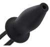 Lubinflat Butt Inflatable Plug 10.5 X 4 Cm Black