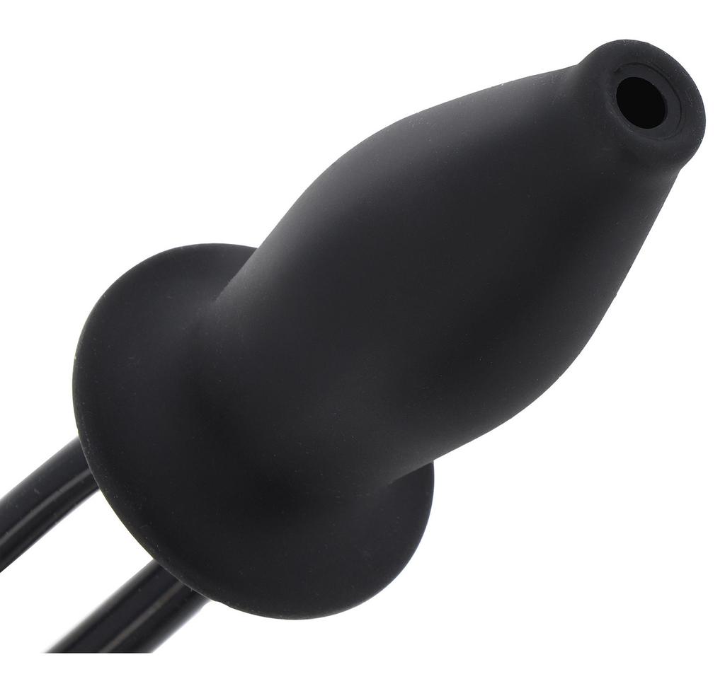 Lubinflat Butt Inflatable Plug 10.5 X 4 Cm Black