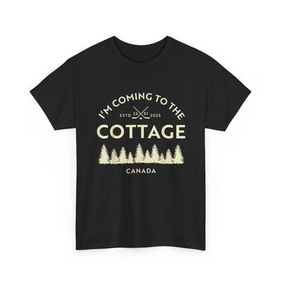 Hockey I'm Coming To The Cottage Shirt, Sports Romance Lovers Hockey Fans Shirt