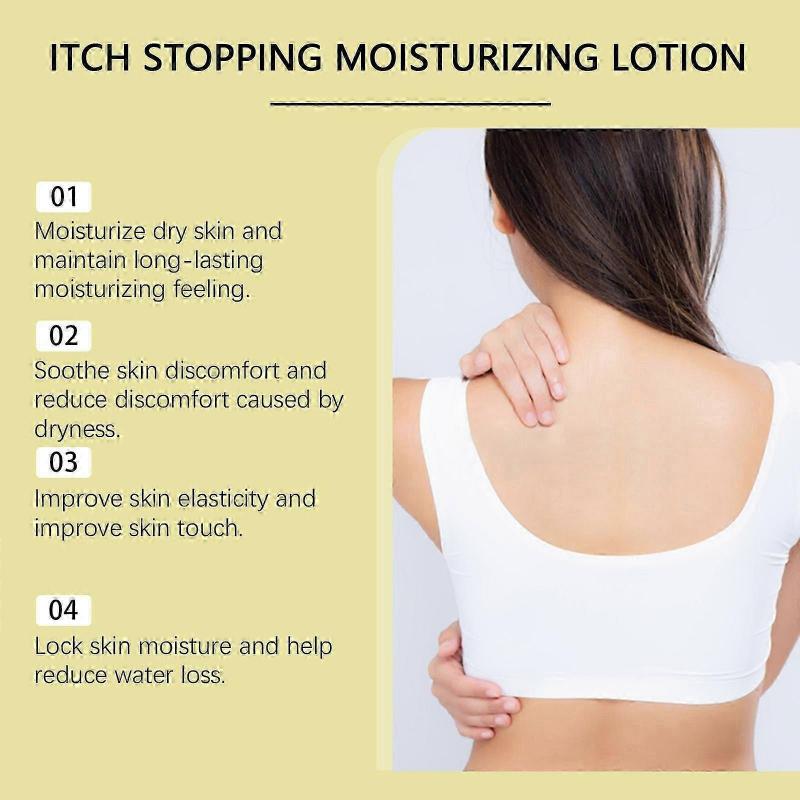 Anti-Itch Body Lotion For Men And Women Anti-Itch Moisturizing Body Lotion, Hydrating Cream for Dry Skin Deep Nourishment Sooth Skin 200G