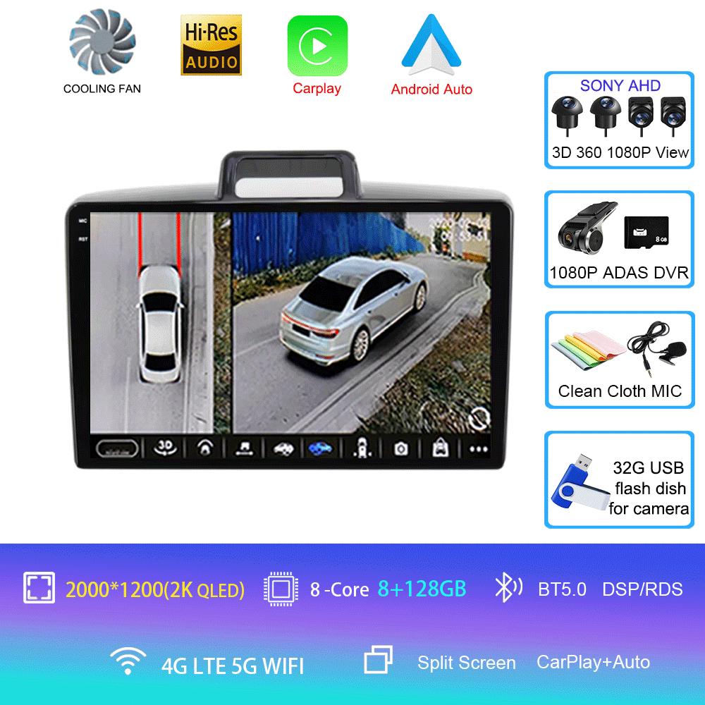 Android 14 For Toyota Corolla Axio 2 Fielder 3 E160 2012-2021 Car Radio Navigation GPS Multimedia Player DVD BT RDS Carplay AUTO