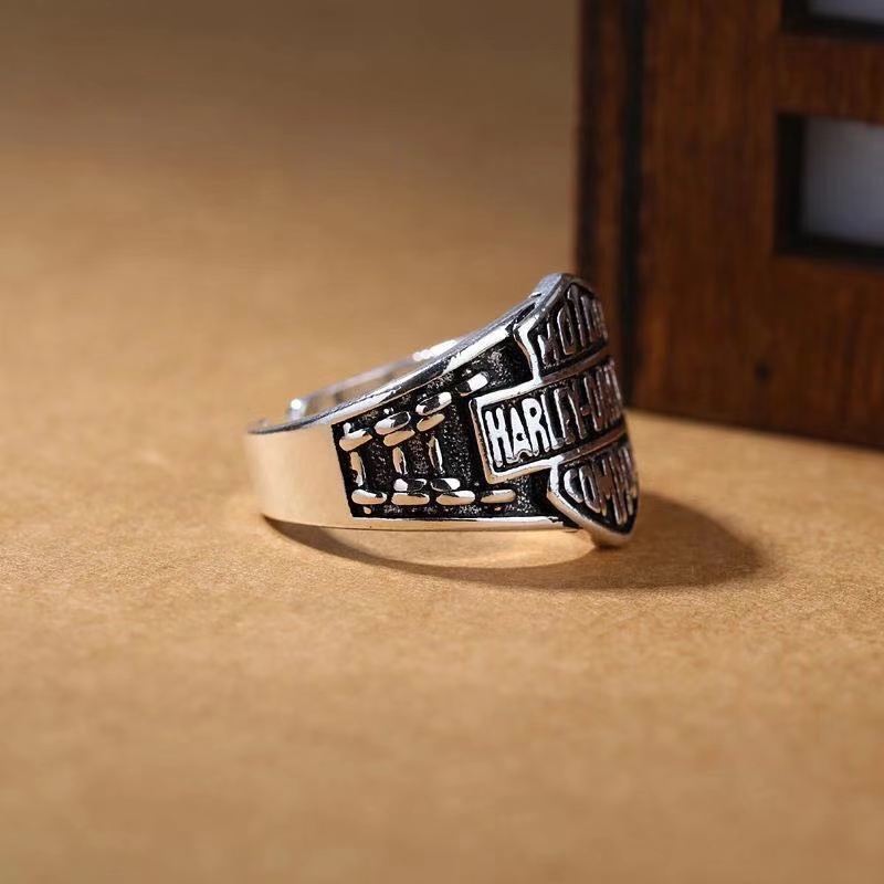Simple personality Thai silver index finger ring for men