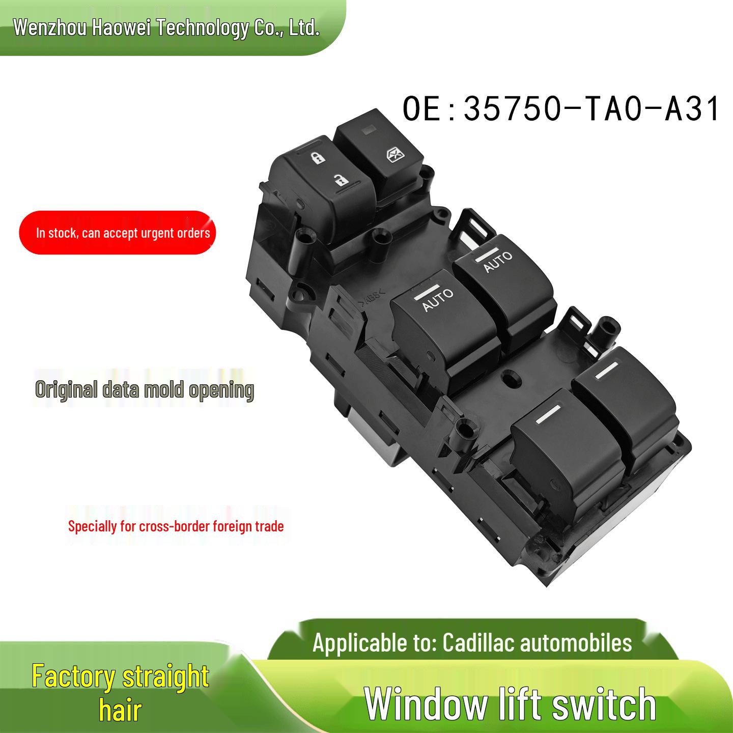 Honda Accord Electric Window Lifter Switch Control Assembly 35750-TA0-A31 Electric