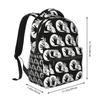 Shadow Puppet Rabbit Bunny Design Print Backpacks Boys Girls Bookbag Students School Bags Cartoon Laptop Rucksack Shoulder Bag