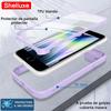 360 Full Body Front+Back Clear Case Shelluxe For iPhone SE SE2 SE3 7 8 For iPhone7 iPhone8 iPhoneSE Silicone Double Sided Cover
