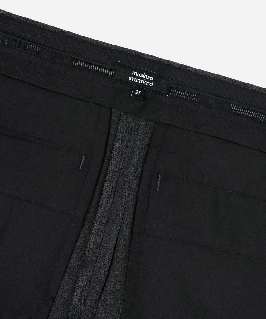 MUSINSA STANDARD WOMAN Women'S Parachute Cargo Slacks [Charcoal Gray]