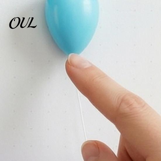 Magnetic Photo Holders 6Pcs/Set 3D Balloon Refrigerator Magnet, Shape Memo Whiteboard Magnets Holder Decorative Magnet for Locker Fridge Door Set