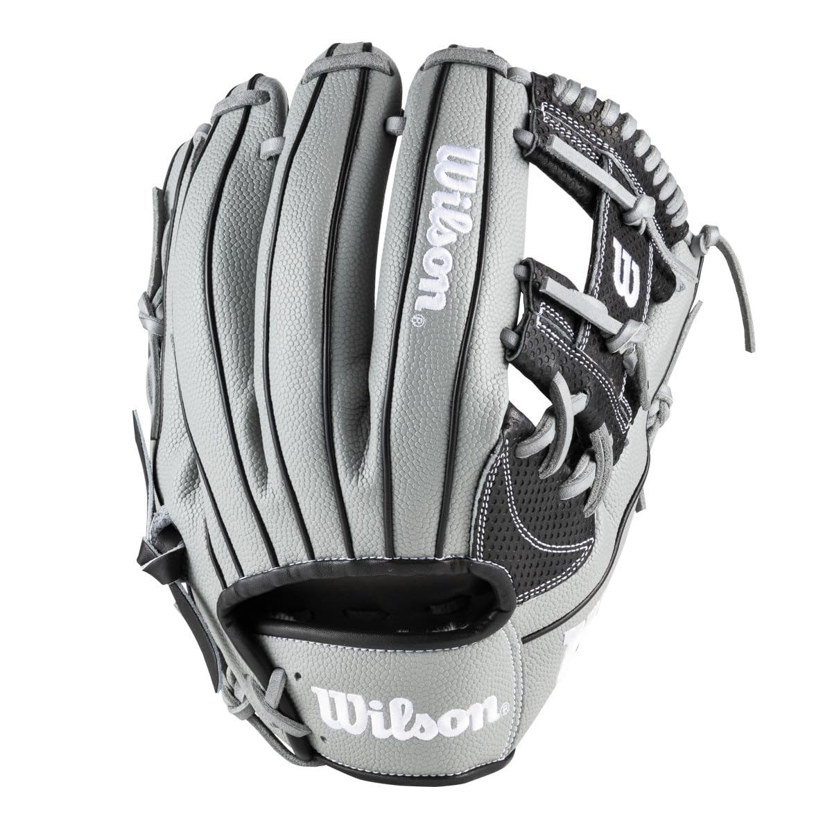 

Wilson Wannabe Hero DUAL Baseball Glove for with Thumb Two US Original Black SS (General Use) Infielders, Pads/Recommended Pinkies, Design, WBW102439,