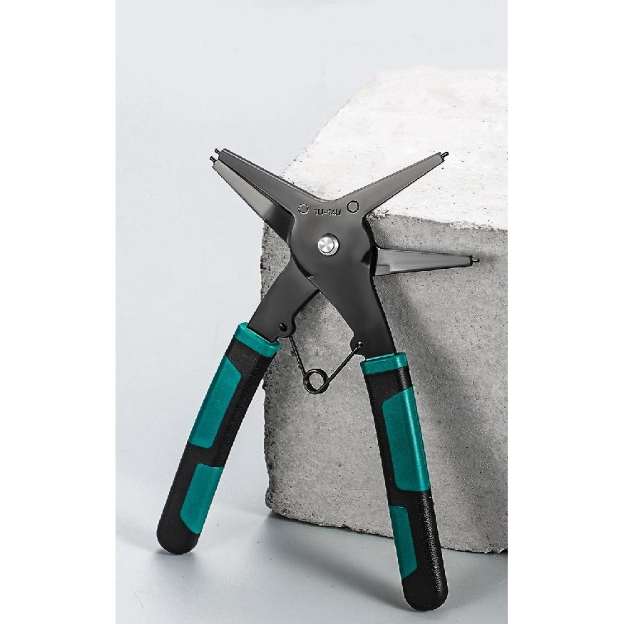 2 in 1 Snap Ring Pliers For Internal External Card Retaining Pincer Multifunction Professional Circlip Plier Motor Repair Tool