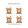 [POP MART Official Store] Ted2 Ted Action Stuffed Toy Pop Mart Stuffed Doll Toy Soft Vinyl Doll Key Chain Blind Doll Gift Push Activity Popma Genuine