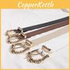 Womens Fashion Belt With Alloy Pin Buckle And Glossy Finish For Stylish Outfits