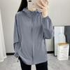 Ice silk original yarn sunscreen clothing for women's outdoor light and thin ice-sensitive UV-proof fishing clothing for men