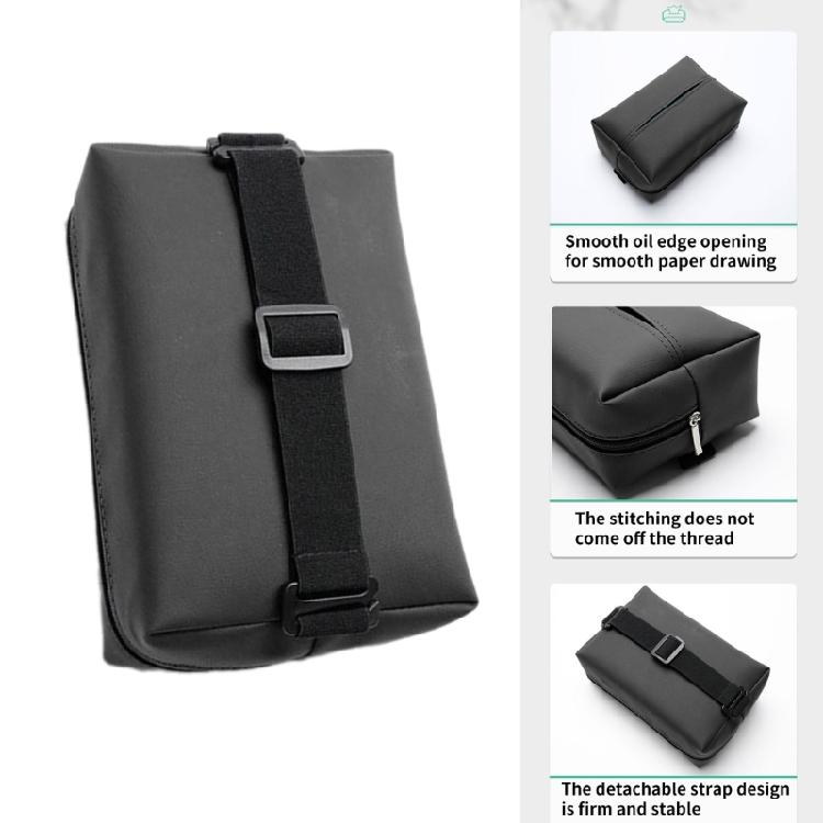 Large Car Tissue Holder Leather Tissue Holder in Car Backseat Rectangular, Napkin Holder for Car