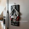 New resin statue pendant home refrigerator party double gun hanging board beer bottle opener ornament pendant