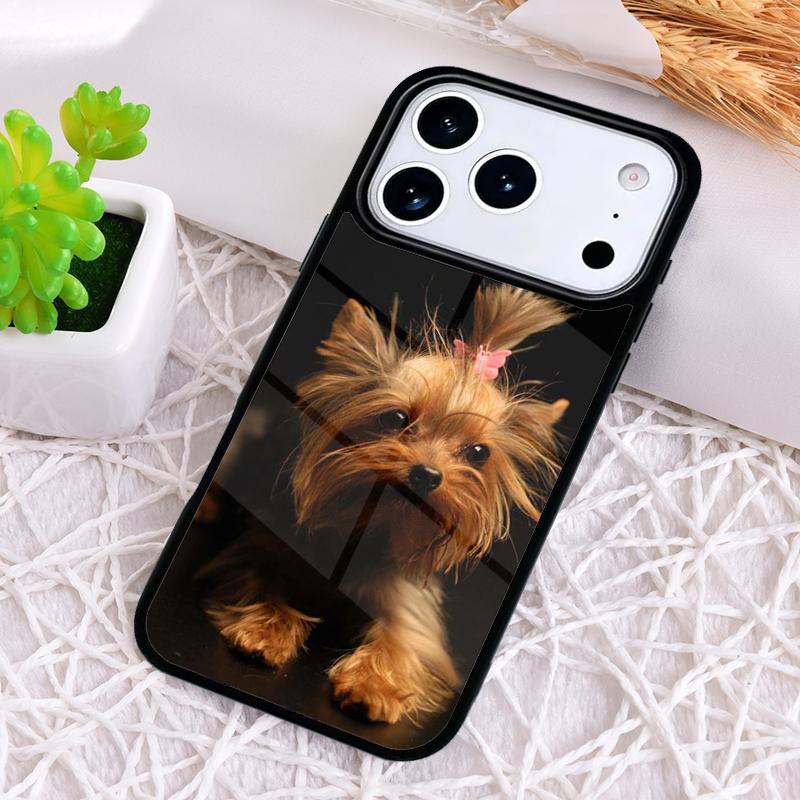 

Yorkshire Terrier Dog Puppy Shockproof Phone Case for iPhone 17 Air 16e 15 11 12 14 13 Pro Max Cover Coque iPhone 15