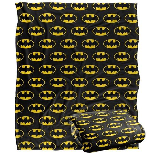 Batman All Over Logo Blanket