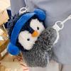 Sevimli Penguen Peluş Çapraz Askılı Çanta Kabarık Kıvırcık Saçlı Hayvan Dolması Bebek Kawaii Peluş Jk Sırt Çantası Kadınlar İçin Çanta Doğum Günü Hediyesi