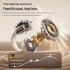 OKSJ 2025 Wireless Open-Ear Clip-On Bone Conduction Earbuds