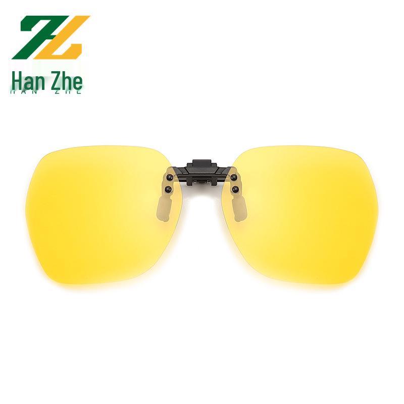Polarized Flip-up Clip-on Sunglasses for Myopia, Night Vision & Driving - Unisex