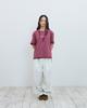 THEMUSEUMVISITOR W Floral Parachute Wide Pants (Beige)