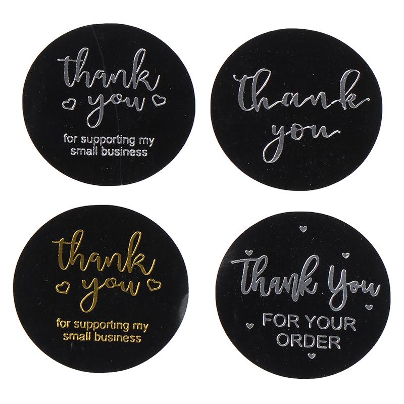 500 buc mulțumesc autocolant scrapbooking pentru etichete de sigiliu de plic autocolante