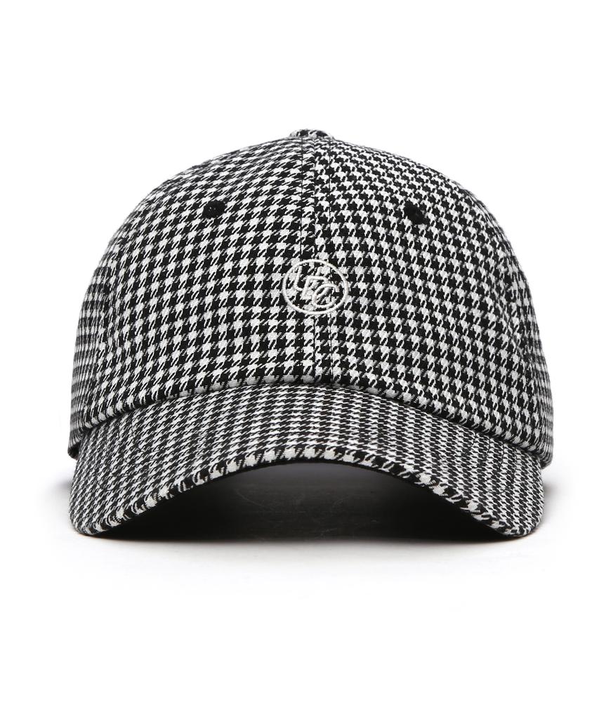 Eondeokeonteulol Houndstooth Check Logo Ball Cap Union Udc / Authentic B B / Mono Hound