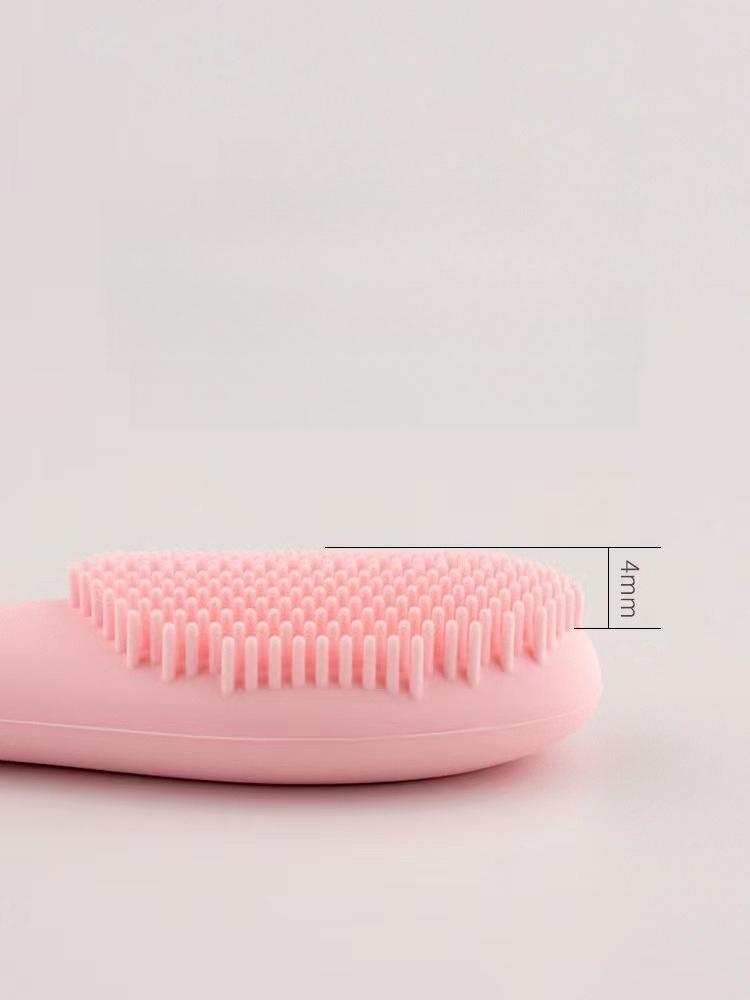 1Pc Double-ended Silicone Facial Mask Brush, Pore Cleansing Brush, Clay Mask Applicator